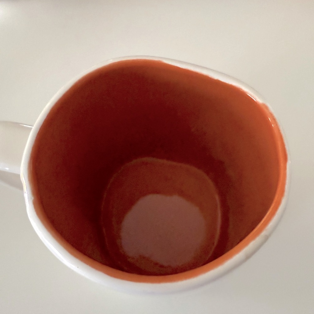 Rae Dunn Pumpkin Spice Mug - Cream and Orange - Picture 3 of 5